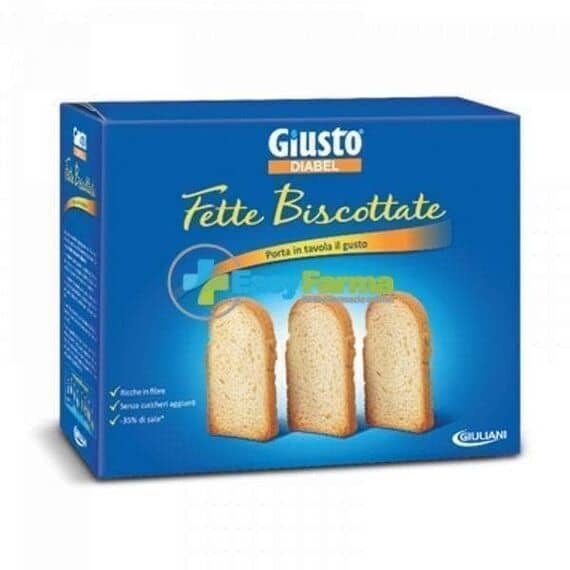 Giusto Diabel Fette Biscottate per Diabetici 300g | Acquista Online su Farmaclick