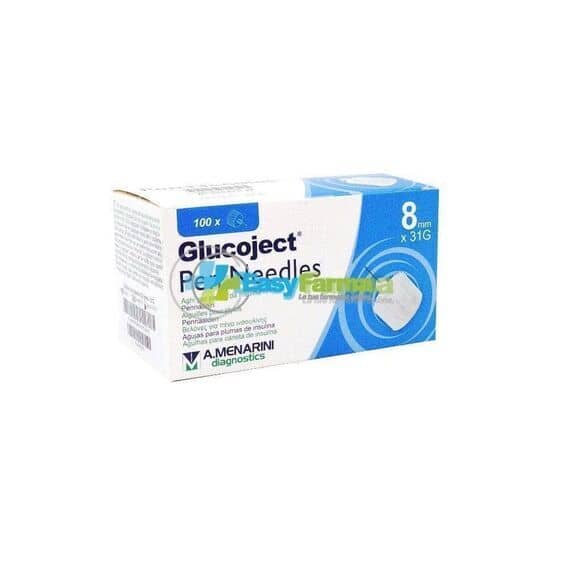Ago per Penna da Insulina Glucoject Lunghezza 8 Mm Gauge 31100 Pezzi | Acquista Online su Farmaclick