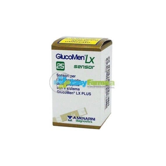 Glucomen Lx Sensor Sensori per L'autocontrollo della Glicemia Nel Sangue 25 Strisce | Acquista Online su Farmaclick