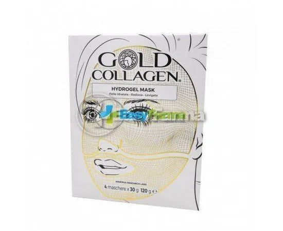Gold Collagen Hydrogel Mask 4 Maschere 120 G