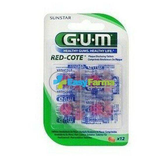 Gum Red Cote 12 Pastiglie Rivela Placca | Acquista Online su Farmaclick