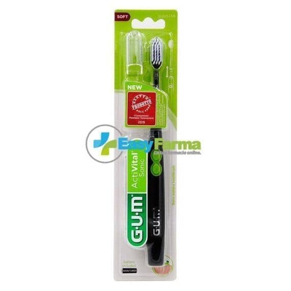 Gum Spazzolino a Batteria Activital Sonic Soft 1 Pezzo +1 Batteria | Acquista Online su Farmaclick