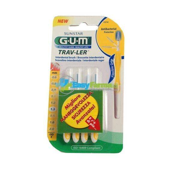Gum Travler 1514 4 Scovolini 1.3 Mm | Acquista Online su Farmaclick