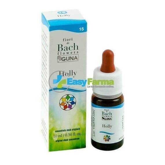 Guna Fiori di Bach Holly per Odio Invidia e Gelosia Gocce Orali 10 Ml | Acquista Online su Farmaclick