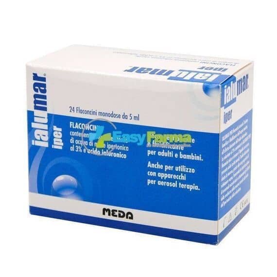 Ialumar Iper 24 Flaconcini Monodose da 5 Ml con Soluzione Sterile di Acqua di Mare Ipertonica 3% e Acido Ialuoronico Promozione | Acquista Online su Farmaclick