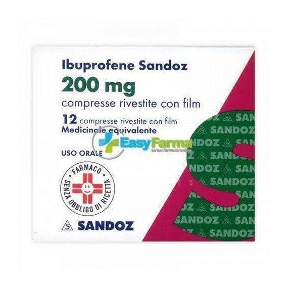 Ibuprofene Sandoz 12 Compresse Rivestite con Film 200 Mg | Acquista Online su Farmaclick