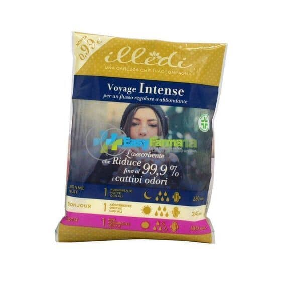 Illedi Voyage Intense Assorbenti per Flusso Regolare o Abbondante 3 Assorbenti | Acquista Online su Farmaclick