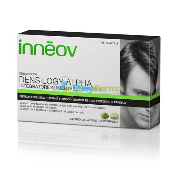 Inneov Densilogy Alpha Integratore Alimentare per Capelli 30 Capsule + 30 Compresse | Acquista Online su Farmaclick