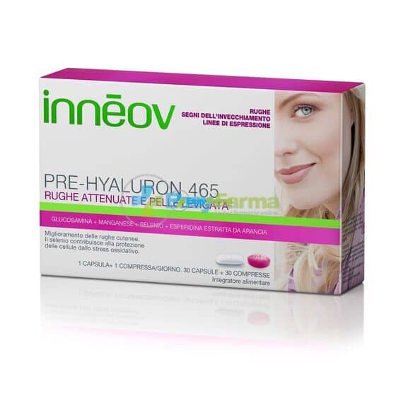 Inneov Pre Hyaluron 465 Integratore Antieta 30 Capsule + 30 Compresse | Acquista Online su Farmaclick
