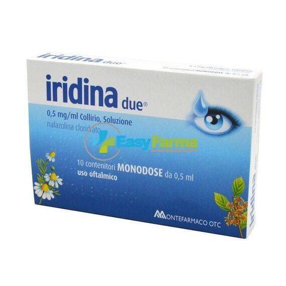 Iridina Due Collirio 10 Contenitori Monodose da 0,5 Ml | Acquista Online su Farmaclick
