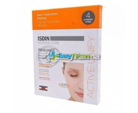 Isdin Intense Care Maskream Active Unify Aufhellende Hydrogelmaske 4 Stk
