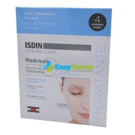 Isdin Intense Care Maskream Maschera in Idrogel Idratante 4 Unitã Pack Trattamento Mensile | Acquista Online su Farmaclick
