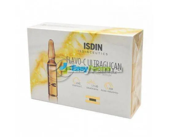 Isdin Isdinceutics Flavo C Ultraglican Siero Antiossidante Da Giorno 30 Fiale Da 2 Ml
