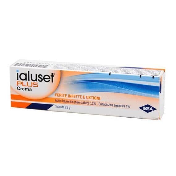 Ialuset Plus Crema per Ferite e Ustioni 25 G | Acquista Online su Farmaclick