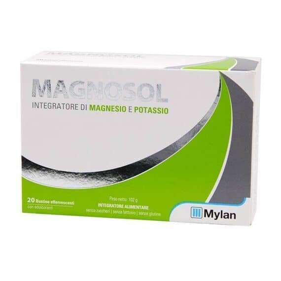 Magnosol Integratore Alimentare di Magnesio e Potassio 20 Bustine Effervescenti | Acquista Online su Farmaclick