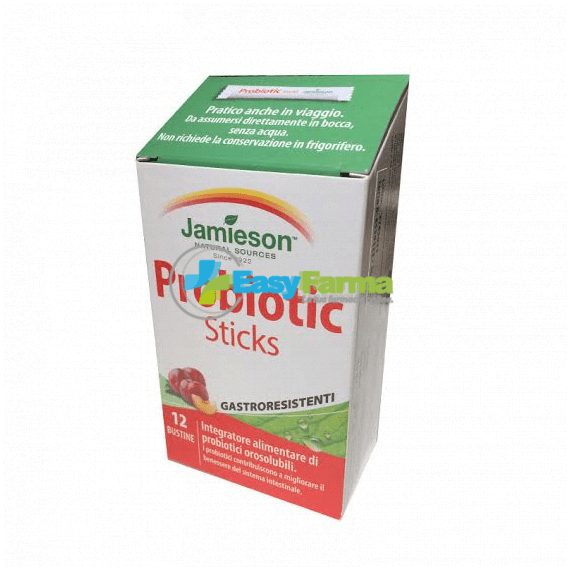 Jamieson Probiotic Sticks Integratore Alimentare 12 Bustine | Acquista Online su Farmaclick