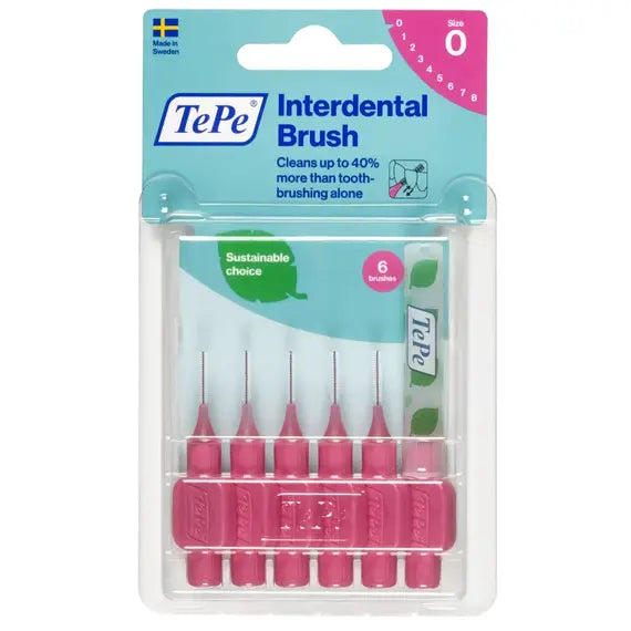 Tepe Scovolini Interdentali Gialli 0,7 Mm 6 Pezzi Pulizia Spazi Dentali | Acquista Online su Farmaclick