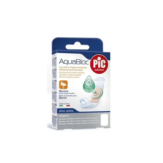 Cerotto Impermeabile Ultrasottile Pic Aquabloc 10x8 Cm | Confezione 5 Pezzi | Acquista Online su Farmaclick