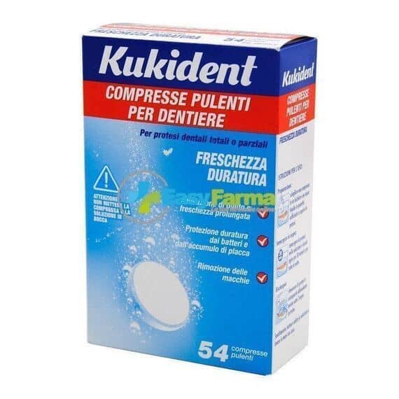 Kukident 54 Compresse Pulenti per Dentiere | Acquista Online su Farmaclick
