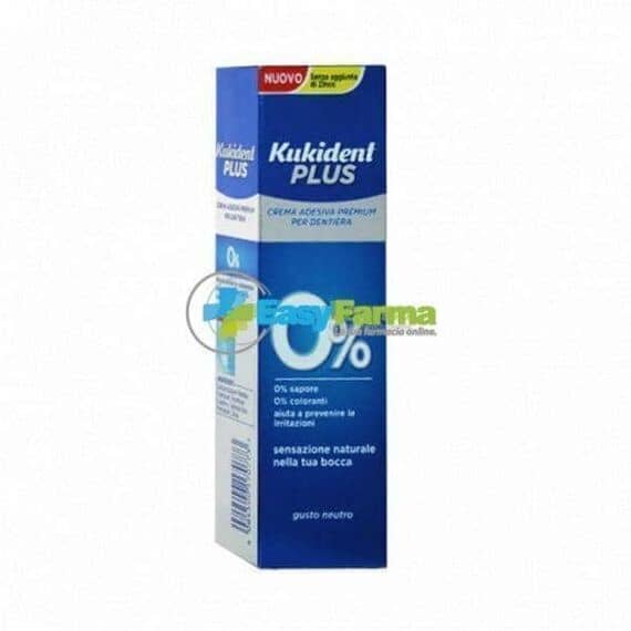 Kukident Plus 0% Crema Adesiva per Dentiere 40 G | Acquista Online su Farmaclick