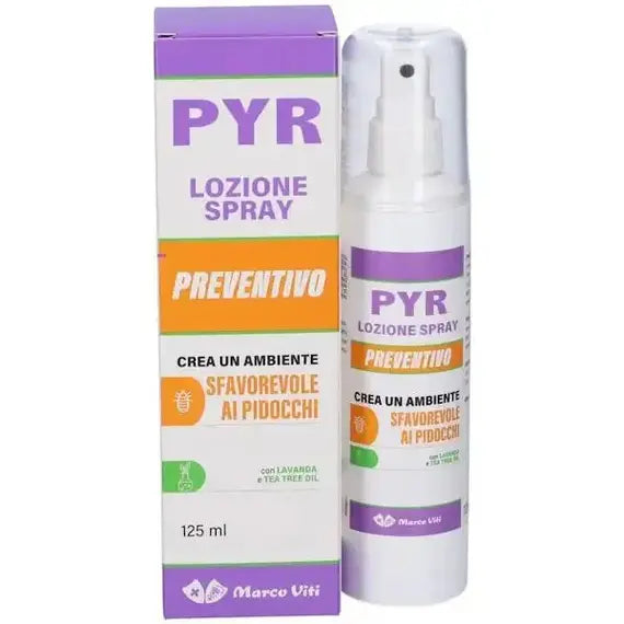 Pyr Lozione Spray Antipidocchi 125ml Marco Viti Â Prevenzione e Trattamento Pidocchi | Easyfarma | Acquista Online su Farmaclick