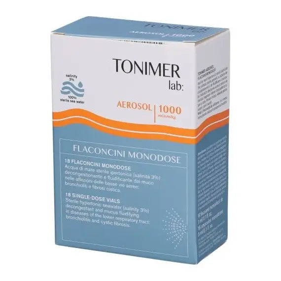 Tonimer Lab Hypertonic Aerosol 18 Fiale - Soluzione Salina per Aerosol | Acquista Online su Farmaclick