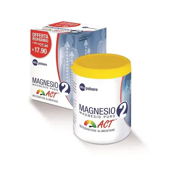 Magnesio Puro 2 Act Polvere 300g Integratore Easyfarma | Acquista Online su Farmaclick