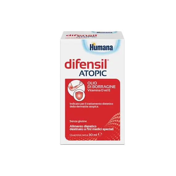 Humana Difensil Atopic 30ml Trattamento Lenitivo per Pelle Atopica Â Crema Idratante Bambini e Adulti | Acquista Online su Farmaclick