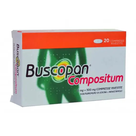 Buscopan Compositum 20 Compresse Rivestite | Antispastico per Dolori Addominali | Acquista Online su Farmaclick