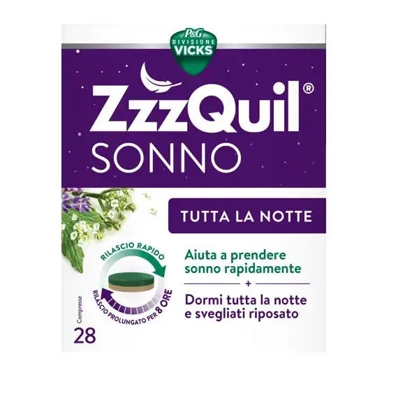 Vitacalm Tutta Notte Melatonina 30 Compresse Integratore Sonno Â Easyfarma | Acquista Online su Farmaclick