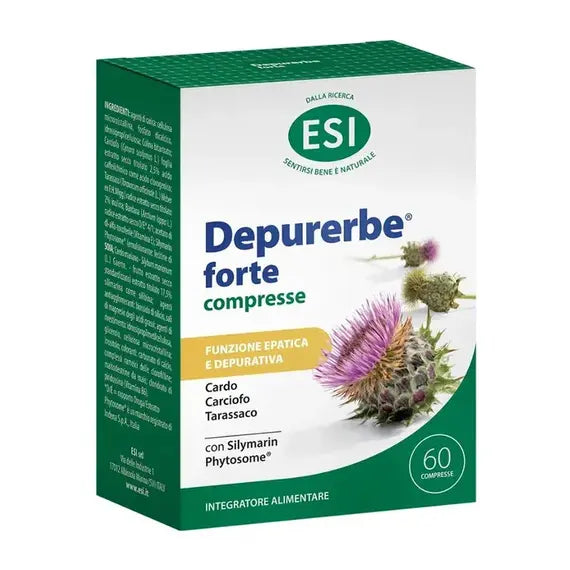 Depurerbe Forte Esi 60 Compresse Â Integratore Depurativo per Fegato | Acquista Online su Farmaclick