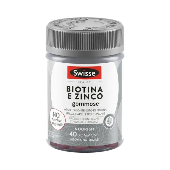 Swisse Biotina + Zinco 40 Gommose Integratore per Capelli e Unghie | Acquista Online su Farmaclick