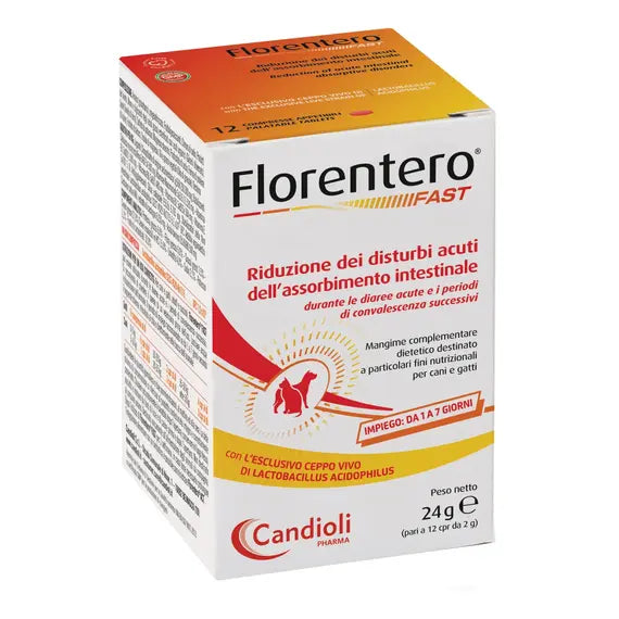Florentero Fast 12 Compresse Integratore per Cani e Gatti - Easyfarma | Acquista Online su Farmaclick