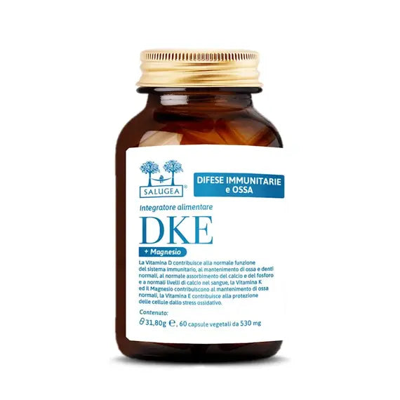 Salugea Dke Magnesio Integratore Vitamine D K e e Magnesio 60 Capsule Â Benessere Ossa e Sistema Immunitario | Acquista Online su Farmaclick