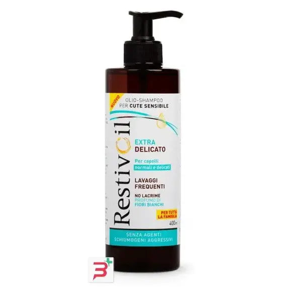 Restivoil Extra Delicato Shampoo 400ml per Capelli Sensibili | Detergente Lenitivo Easyfarma | Acquista Online su Farmaclick