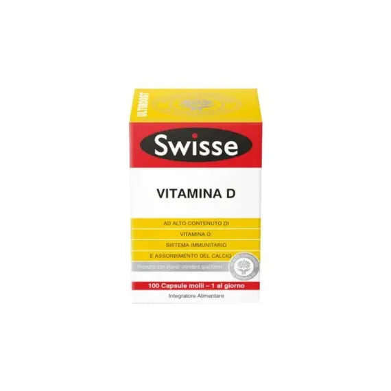 Swisse Vitamina D3 100 Capsule Molli Integratore Difese Immunitarie | Acquista Online su Farmaclick