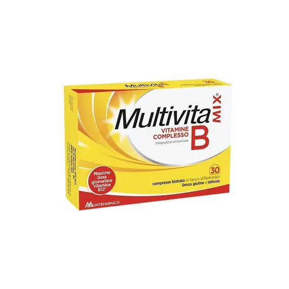 Multivitamix Vitamina B Complesso 30 Compresse Integratore Energetico | Acquista Online su Farmaclick