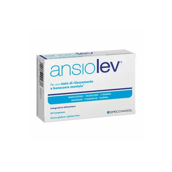 Ansiolev 45 Compresse Specchiasol Integratore per Ansia e Relax | Acquista Online su Farmaclick