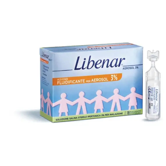 Libenar Soluzione Salina Ipertonica 3% 18 Fiale Sterili per Aerosol | Acquista Online su Farmaclick