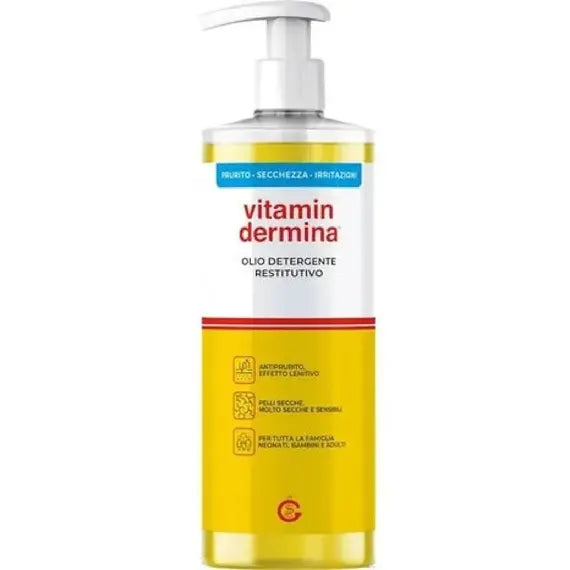 Vitamindermina Olio Detergente 500ml | Detergente Delicato per la Pelle - Easyfarma | Acquista Online su Farmaclick