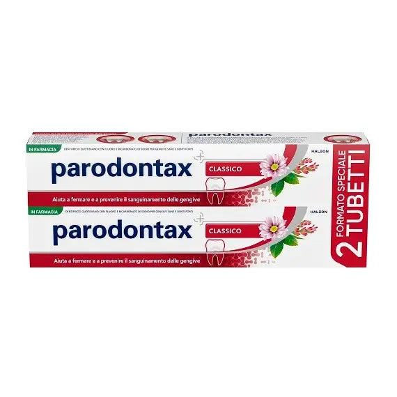 Parodontax Dentifricio Classico Duo Pack 2x75ml Offerta | Prezzo Online su Easyfarma | Acquista Online su Farmaclick