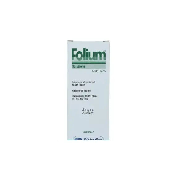 Folium Sciroppo Acido Folico 150 Ml Integratore Biotrading | Acquista Online su Farmaclick