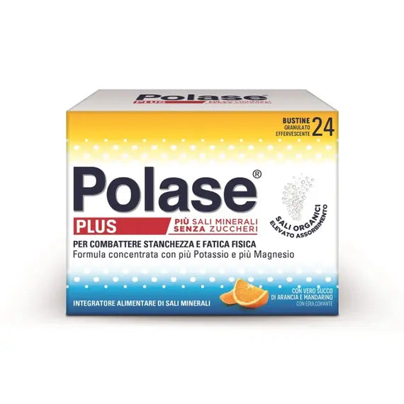 Polase Plus Magnesio e Potassio Senza Zuccheri - Confezione da 24 Bustine | Acquista Online su Farmaclick