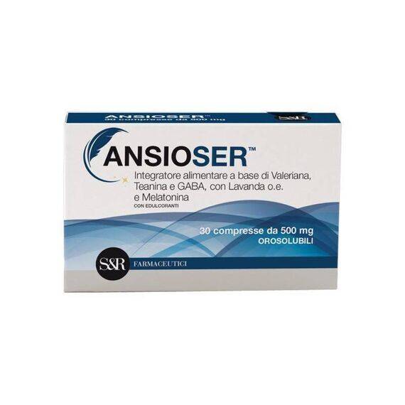 Ansioser Integratore per il Sonno Gusto Arancia 30 Compresse | Acquista Online su Farmaclick