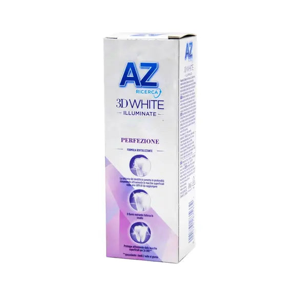 Az Dentifricio 3d White Illuminante Perfezione Sbiancante Avanzato 50 Ml | Acquista Online su Farmaclick
