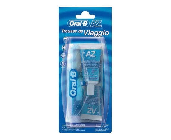 Az Oral-B Trousse Da Viaggio 1 Spazzolino Da Viaggio + 2 Dentifrici Da 15 Ml