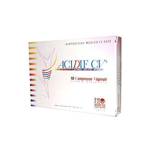 Acidif Cv 10 Compresse Vaginali | Acquista Online su Farmaclick