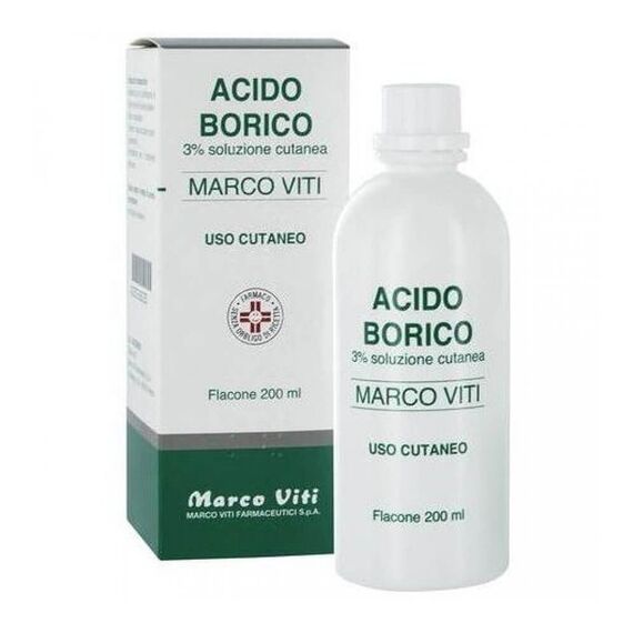 Acido Borico Soluzione Cutanea 3% 200ml Marco Viti | Acquista Online su Farmaclick