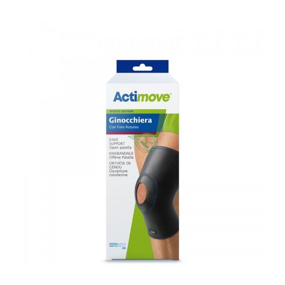 Actimove Sports Edition Ginocchiera con Foro Rotuleo Taglia S 1 Pz | Acquista Online su Farmaclick