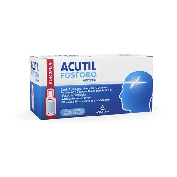 Acutil Fosforo Advance Integratore le Funzioni Cognitive 10 Flaconcini | Acquista Online su Farmaclick
